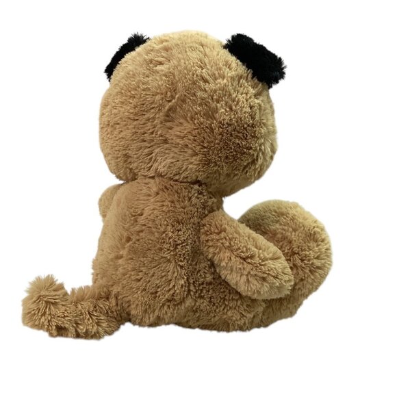 Aurora‎ World Pug Plush Toy Dog 10” Stuffed Animal Beige & Black Soft Cuddly Dog - Picture 4 of 5